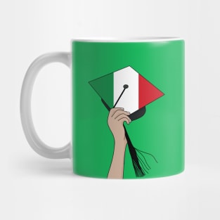 Holding the Square Academic Cap Italy Mug